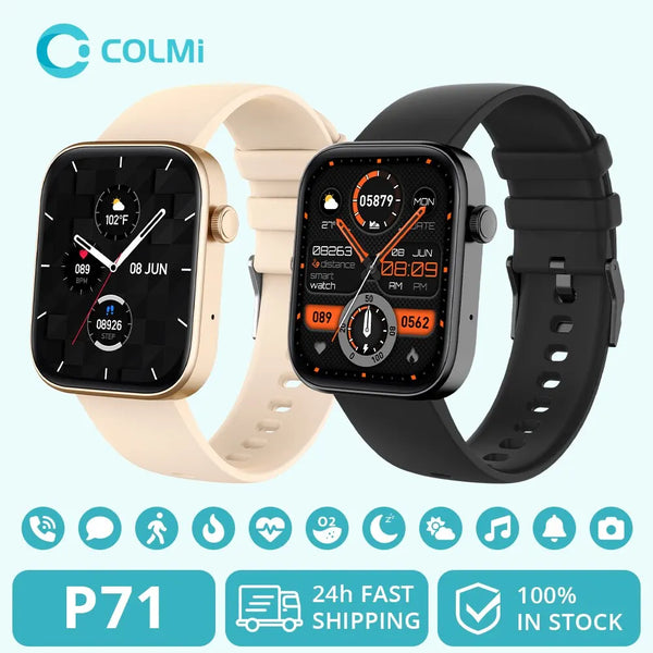 COLMI P71 Smartwatch – Voice Calling & Health Monitor