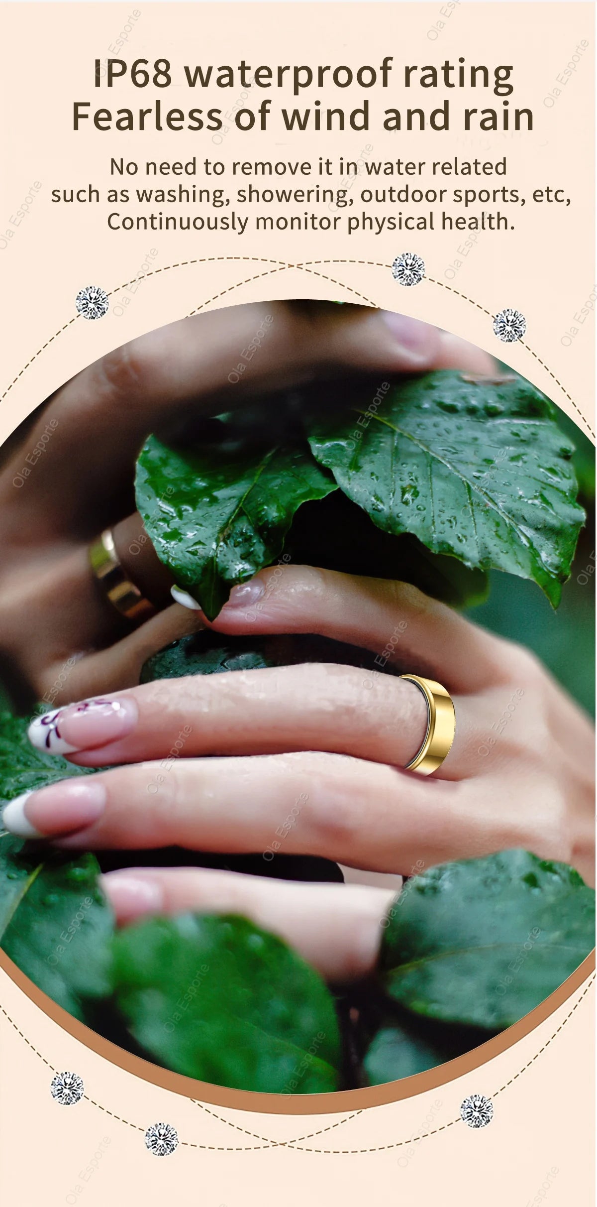 Smart Ring – Bluetooth Heart Rate & Health Monitor