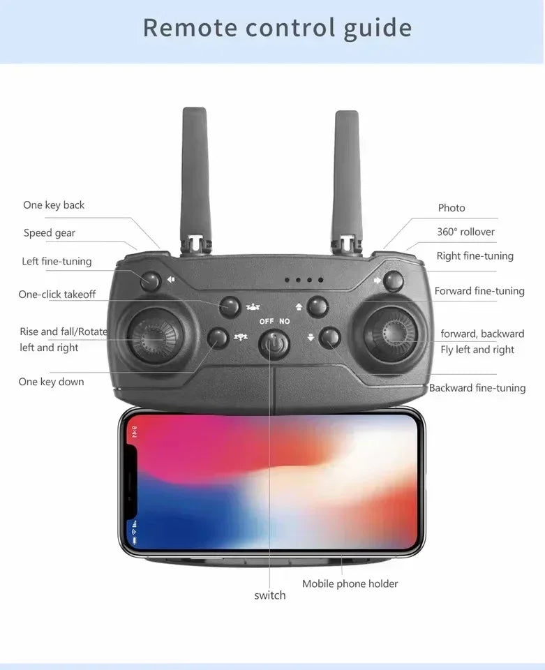2024 E88 Pro WiFi FPV Drone with 4K/1080P Camera