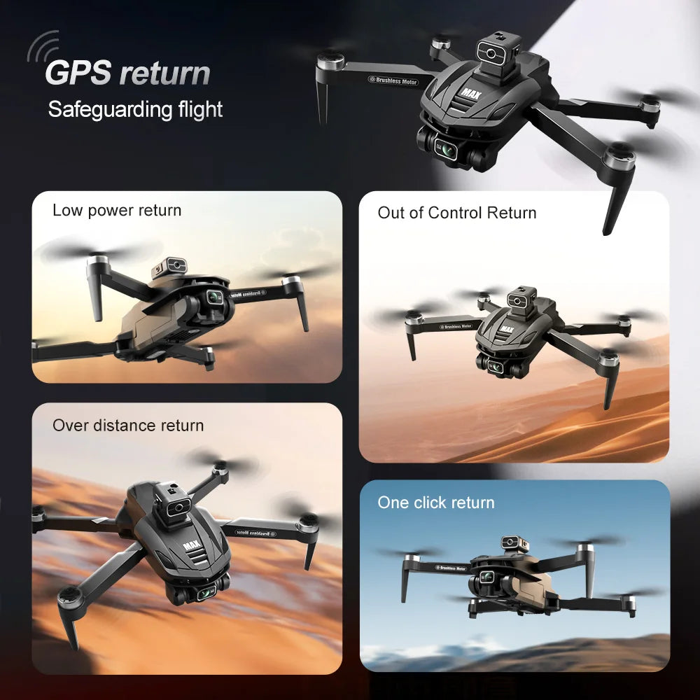 2025 V168 Pro MAX GPS Drone with 8K HD Camera