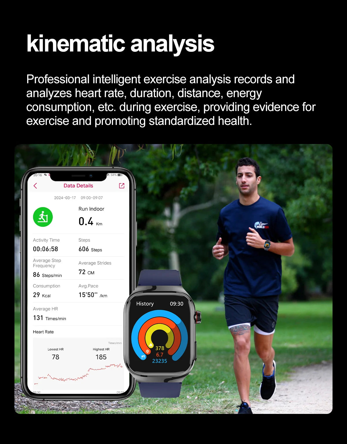 2025 Smart Health Watch – Uric Acid & Body Fat Monitor