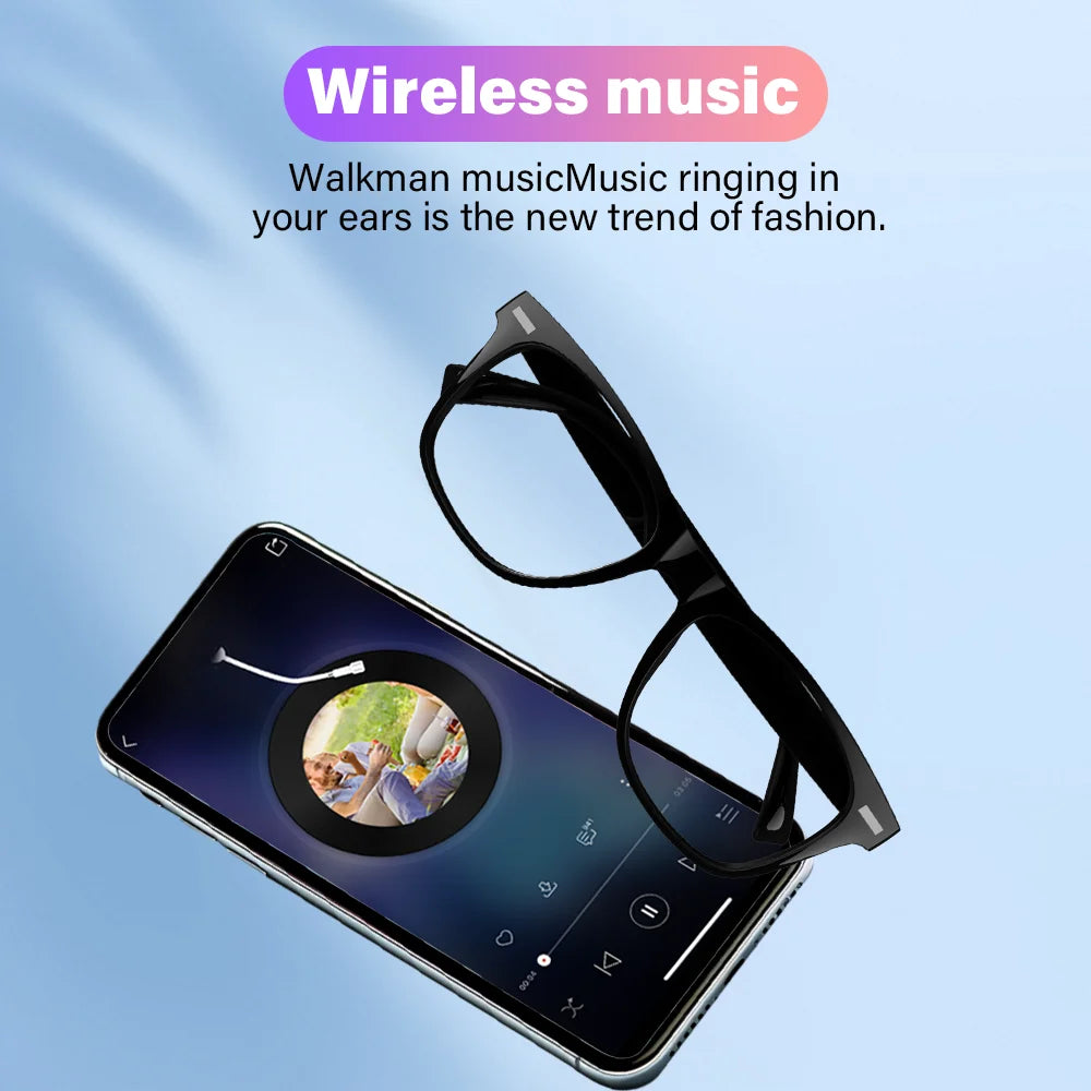 LAXASFIT Smart Sunglasses – Anti-Blue Light, Bluetooth & UV Protection