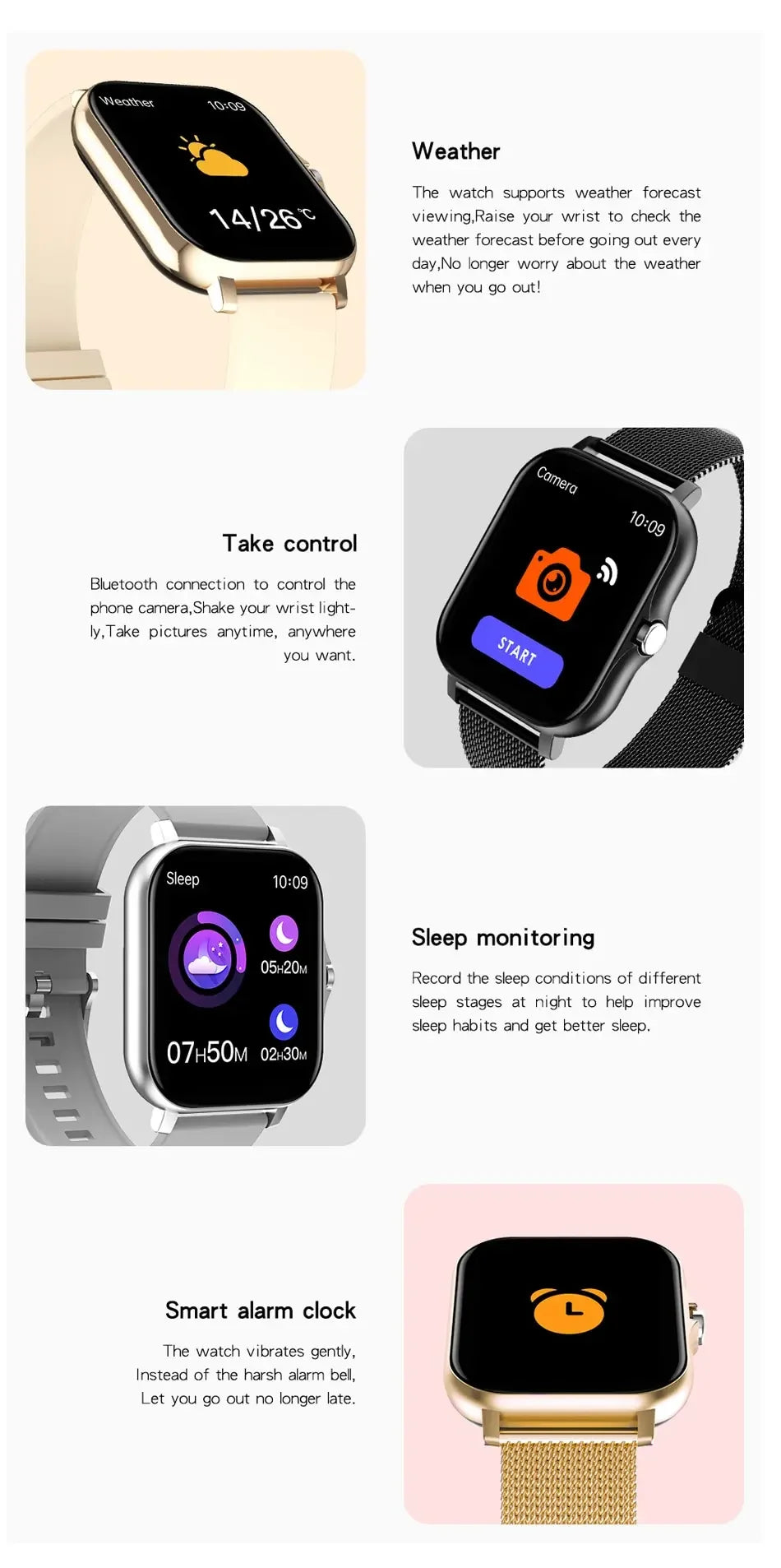 2024 Bluetooth Smart Watch – Touch Call & Fitness Tracker