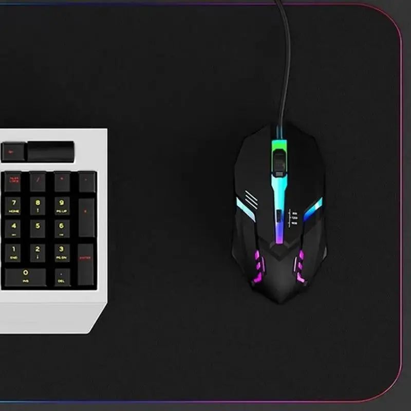 2025 Ergonomic Gaming Mouse – USB Backlit
