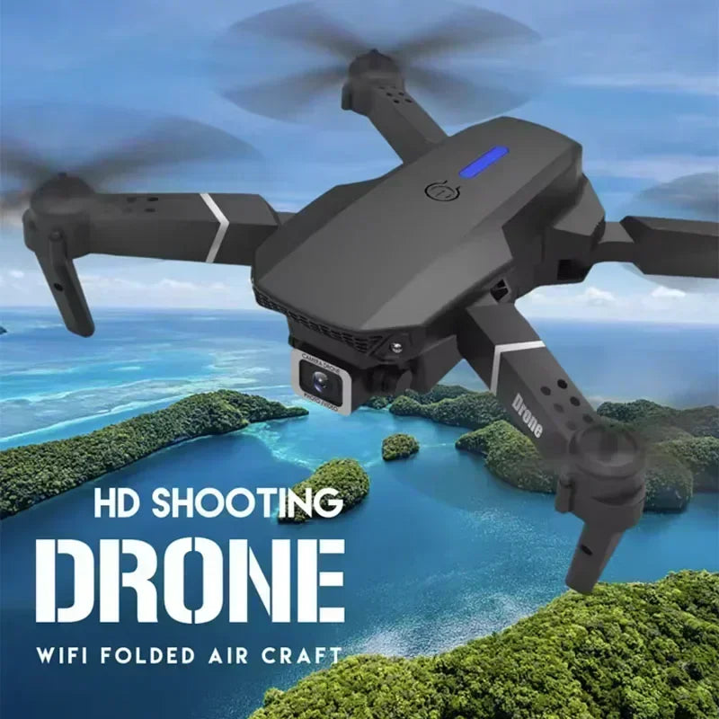 E88Pro 4K Drone – Dual HD Camera, Foldable WiFi FPV Quadcopter