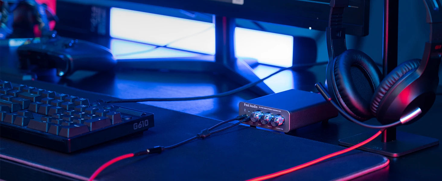 Fosi Audio K5 PRO – USB DAC & Headphone Amplifier