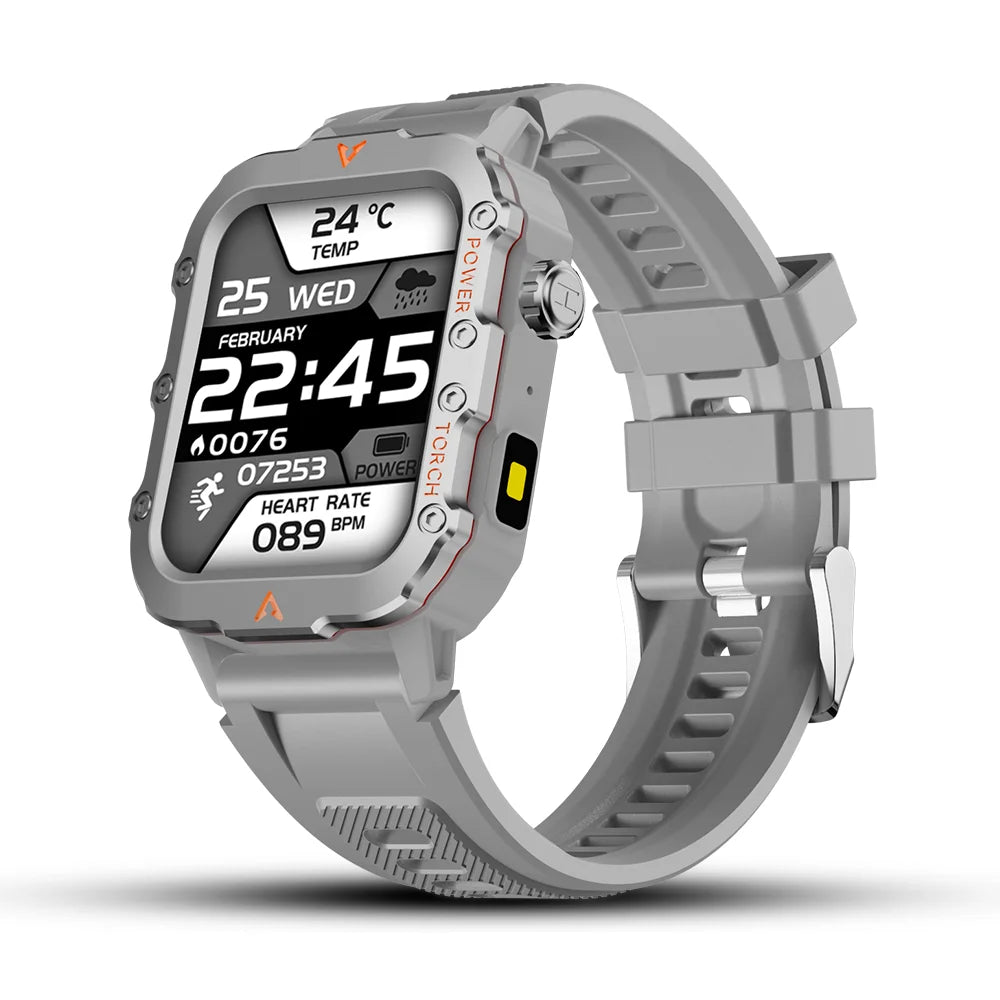 LAXASFIT Men’s Sports Smart Watch – 1.71″ LED Display