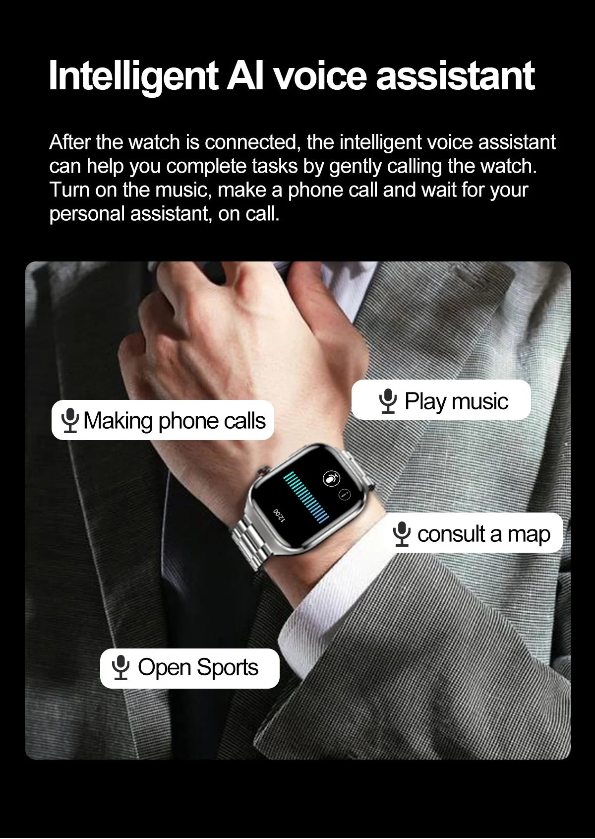 2025 Smart Health Watch – Uric Acid & Body Fat Monitor