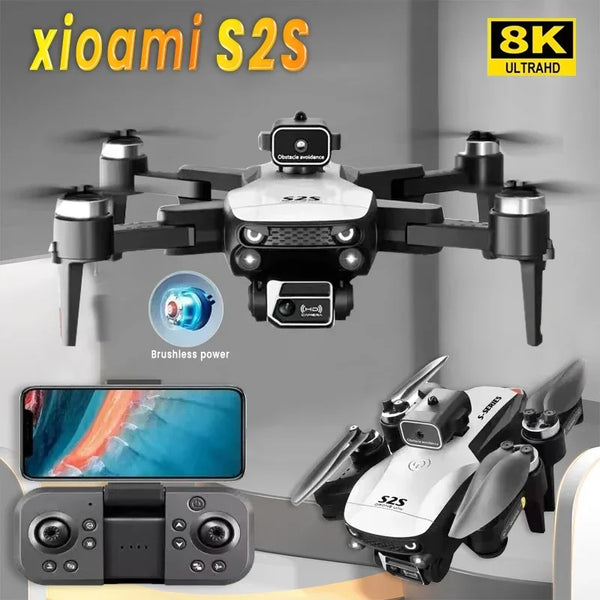S2S Mini Drone – 8K HD Camera, Obstacle Avoidance & Foldable Quadcopter