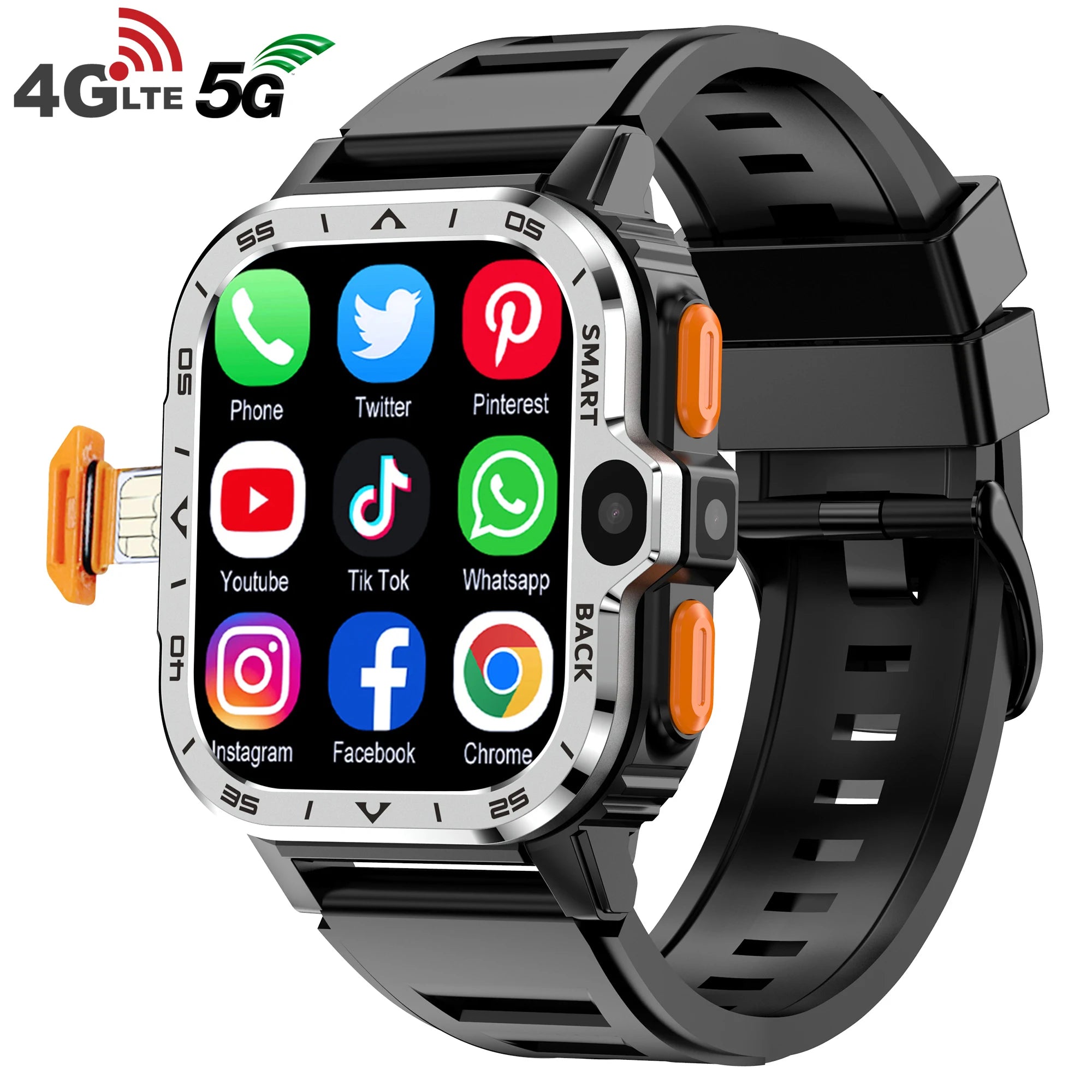 Valdus PGD Android Smartwatch – GPS, Dual Camera & NFC