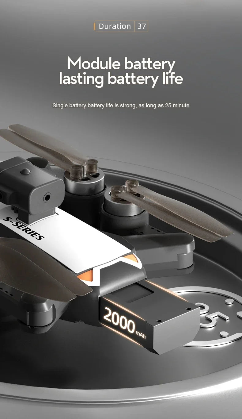 S2S Mini Drone – 8K HD Camera, Obstacle Avoidance & Foldable Quadcopter
