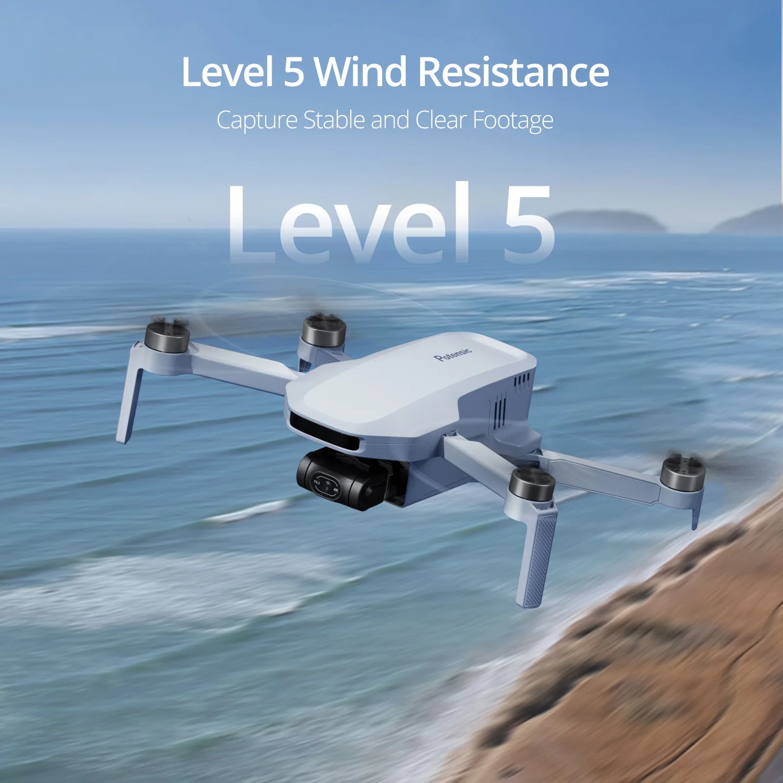 Potensic C0 Mini Drone – 4K Camera, 3-Axis Gimbal, 6KM GPS