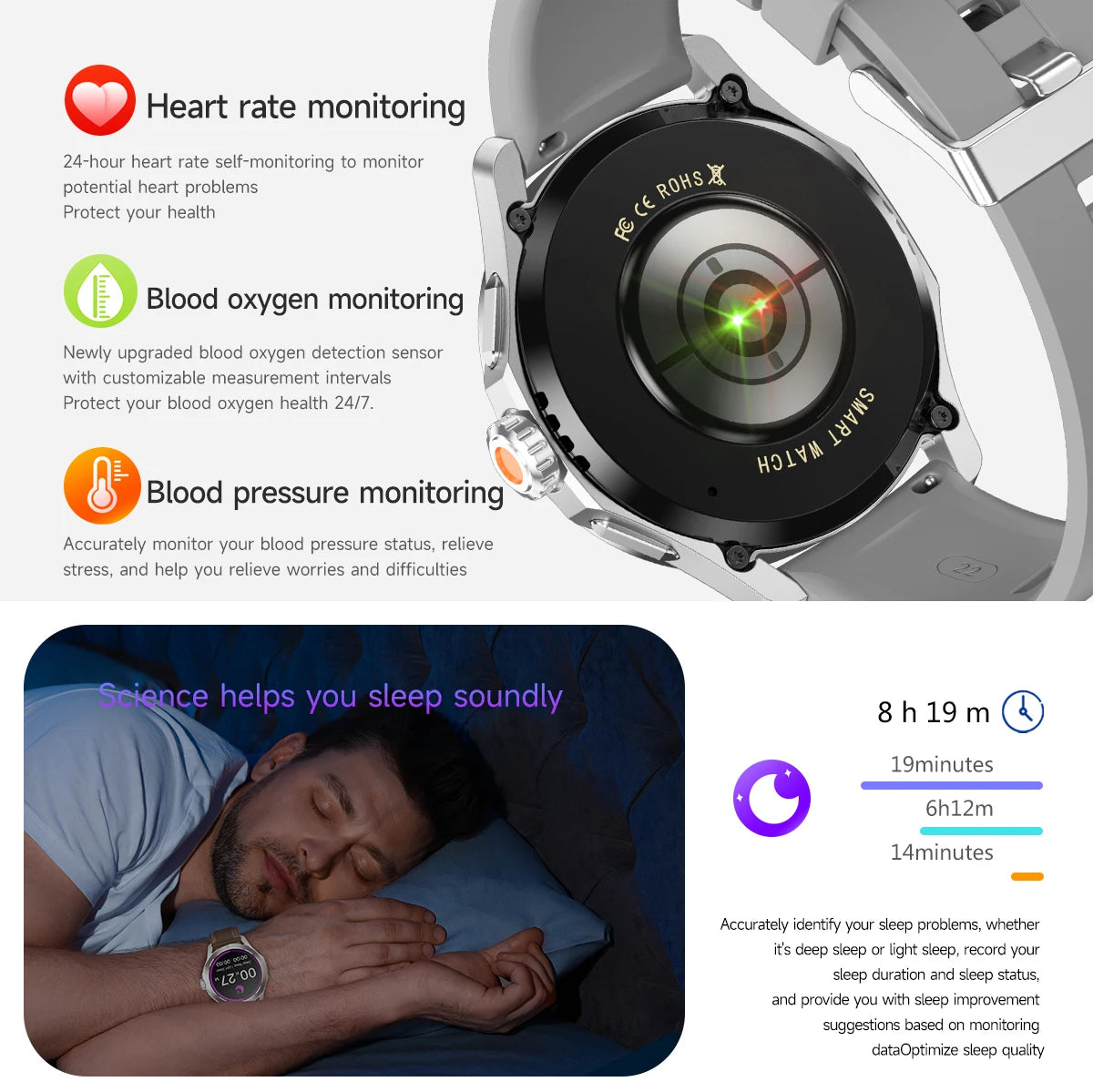 Xiaomi S4 Ultra Smartwatch – HD AMOLED, GPS, Heart Rate & Bluetooth
