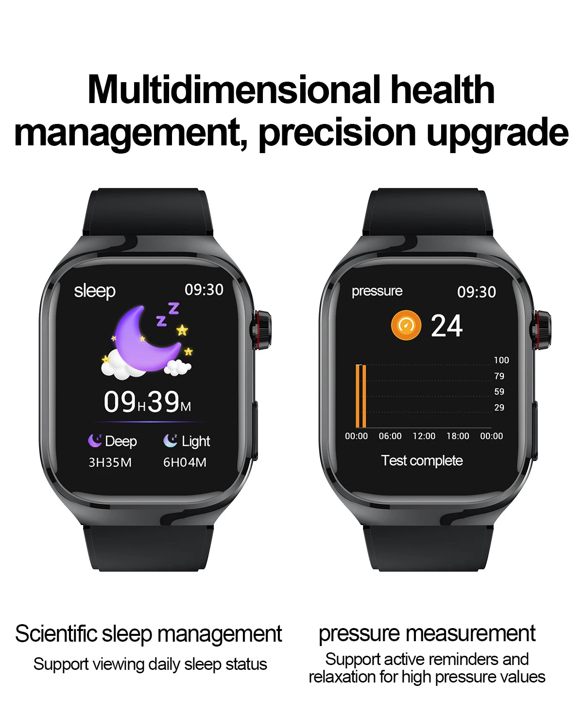 2025 Smart Health Watch – Uric Acid & Body Fat Monitor