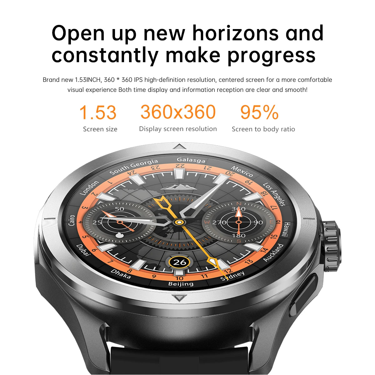 Xiaomi S4 Ultra Smartwatch – HD AMOLED, GPS, Heart Rate & Bluetooth