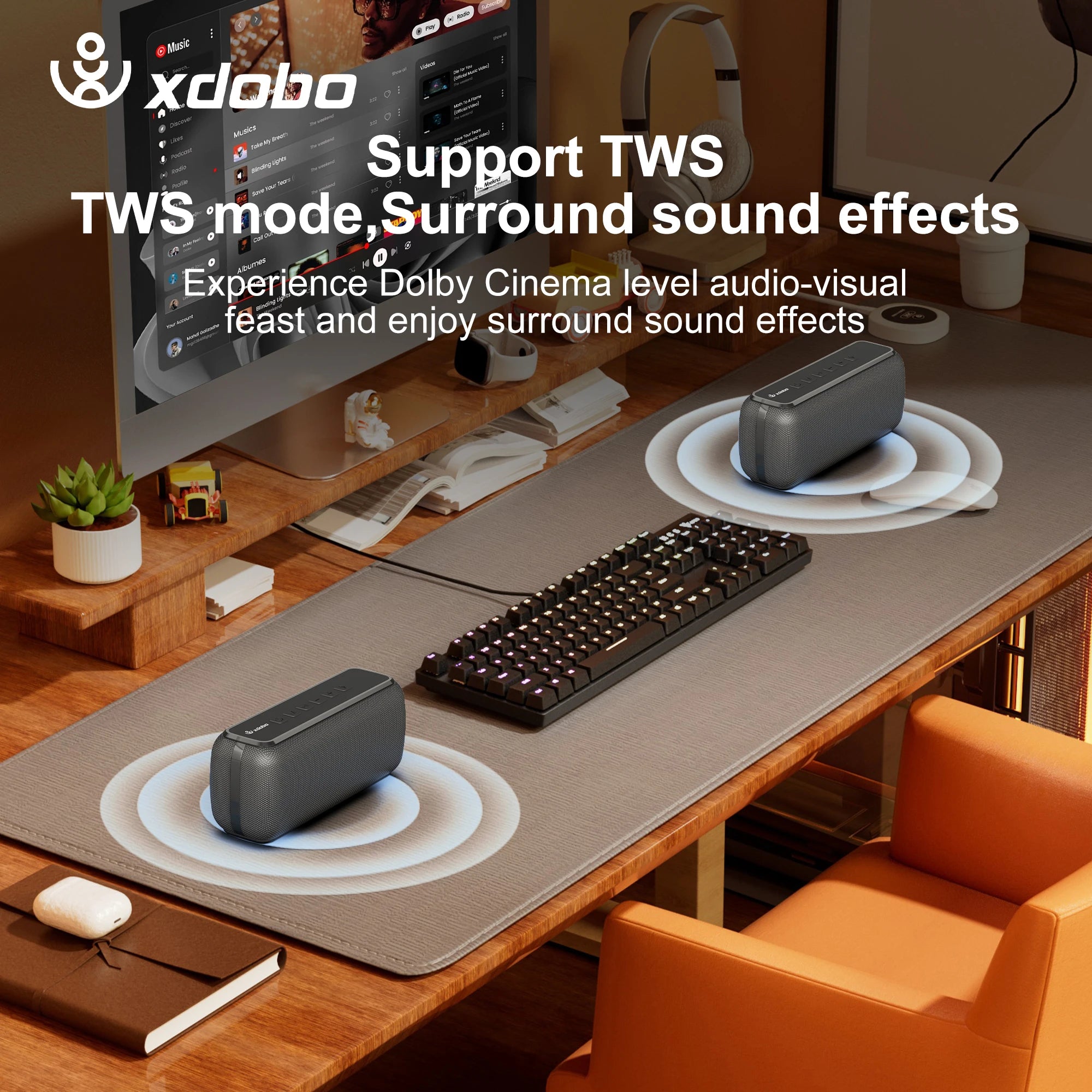 XDOB‍O X8 60W Portable Bluetooth Speaker – Bass Subwoofer & Waterproof TWS