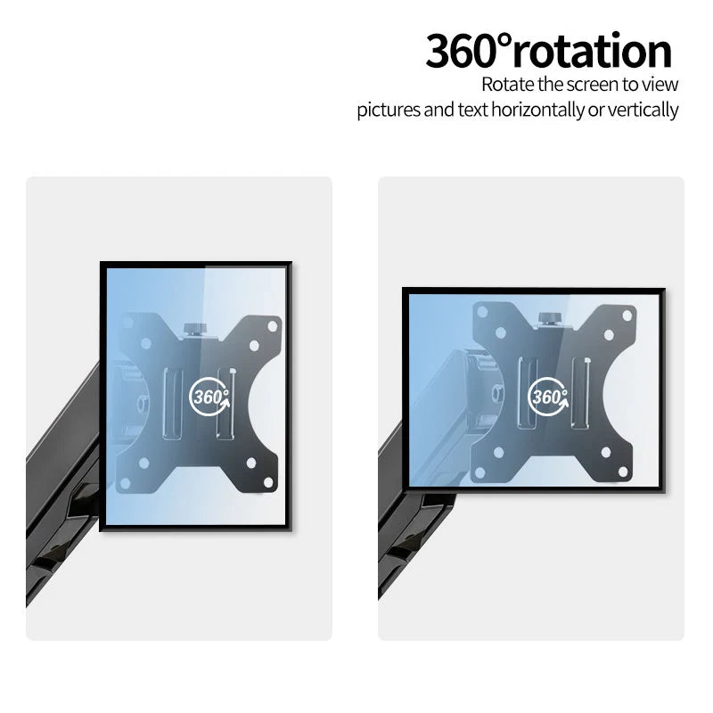 Universal Single Monitor Mount – Up to 32" Adjustable Desk Bracket
