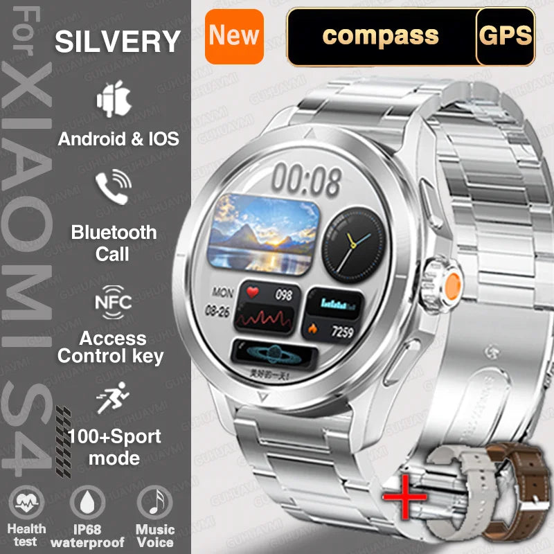 Xiaomi S4 Ultra Smartwatch – HD AMOLED, GPS, Heart Rate & Bluetooth