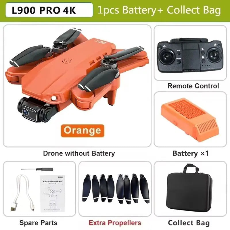 L900 Pro GPS Drone with 4K Dual Camera