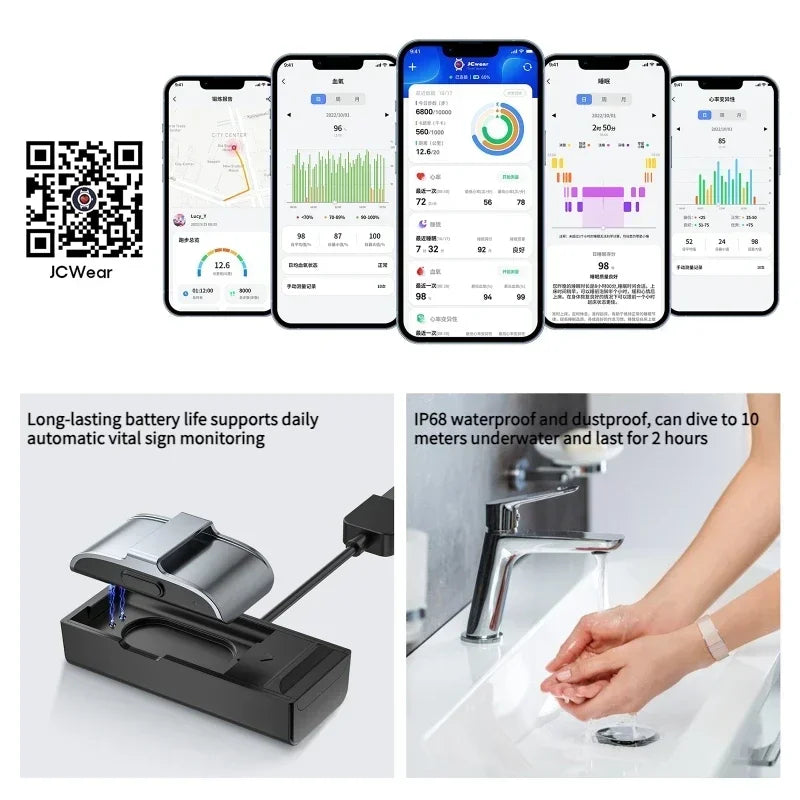 2208A Smart Bracelet – Heart Rate & Fitness Tracker