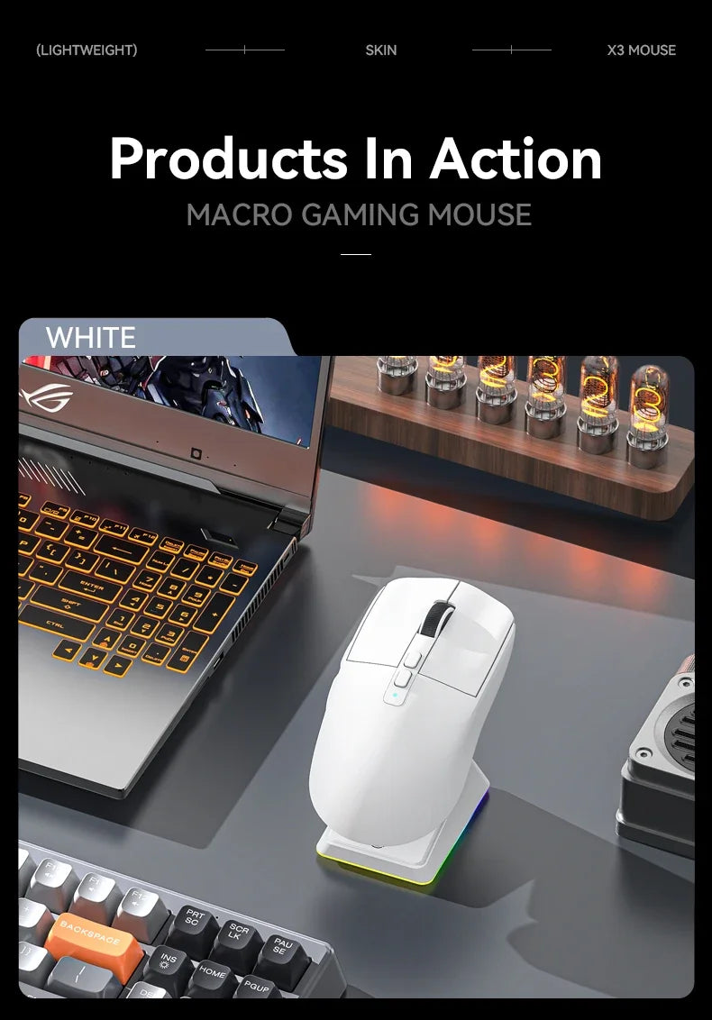 Attack Shark X6 Bluetooth Gaming Mouse – PAW3395 & Tri-Mode