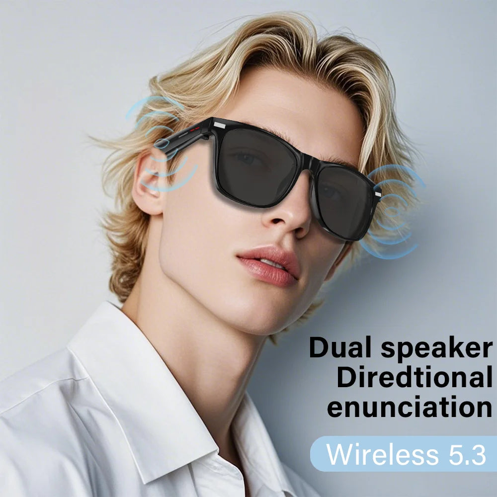 LAXASFIT Smart Sunglasses – Anti-Blue Light, Bluetooth & UV Protection
