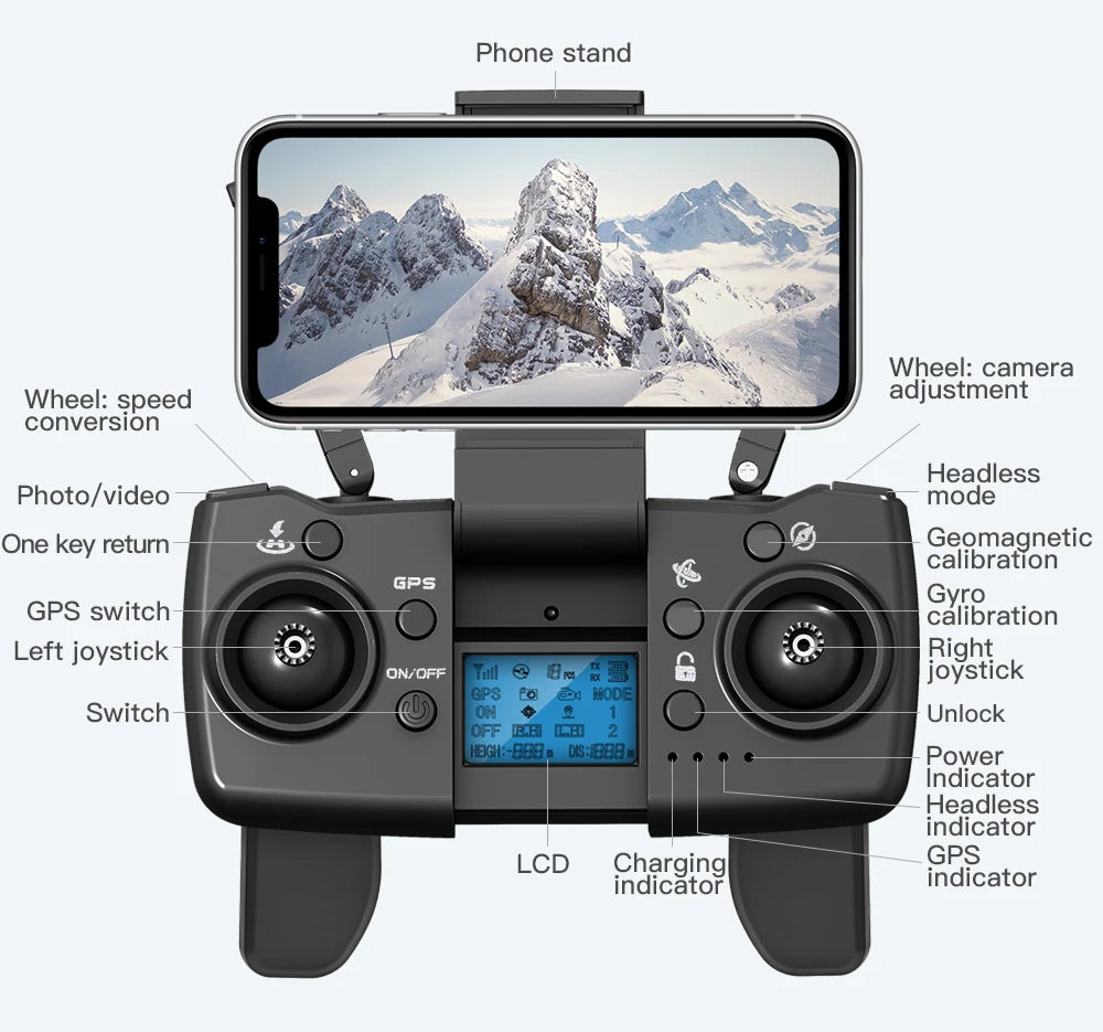 L900 Pro GPS Drone with 4K Dual Camera