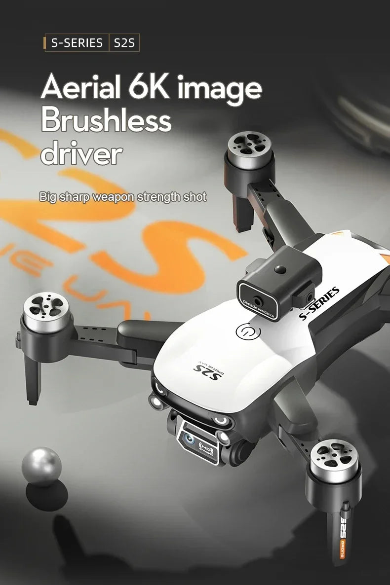 S2S Mini Drone – 8K HD Camera, Obstacle Avoidance & Foldable Quadcopter