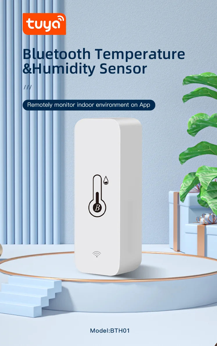 Tuya Smart Temp & Humidity Sensor – 2PACK