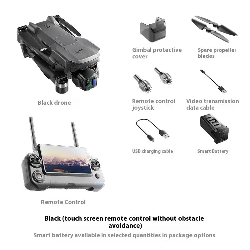 P7 Max Drone with 3-Axis Brushless Gimbal