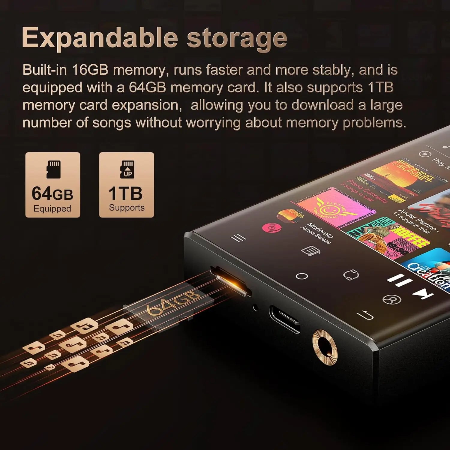 Oilsky Hi-Fi MP3 Player – Bluetooth & WiFi