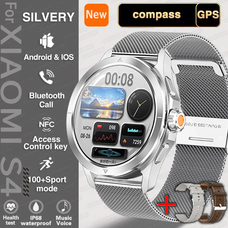 Xiaomi S4 Ultra Smartwatch – HD AMOLED, GPS, Heart Rate & Bluetooth