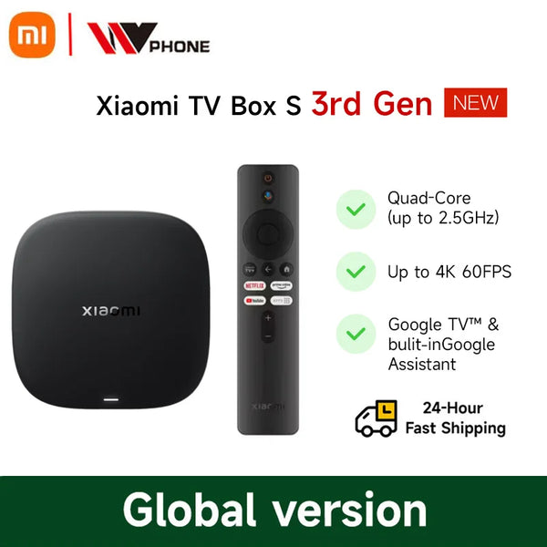 Xiaomi TV Box S 3rd Gen – 4K Ultra HD Smart TV