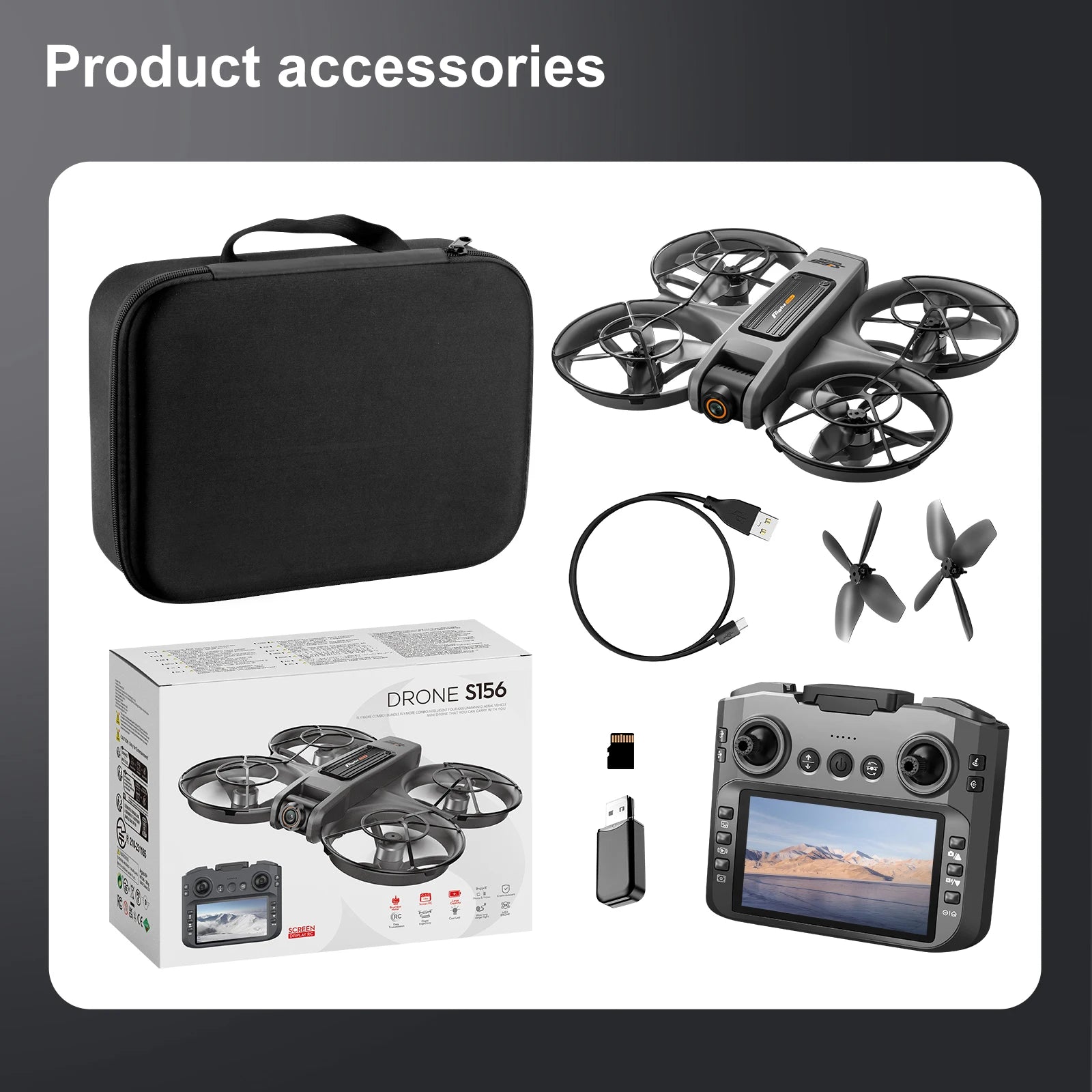 Professional 8K Drone – 5G WiFi FPV with Screen & Obstacle Avoidance