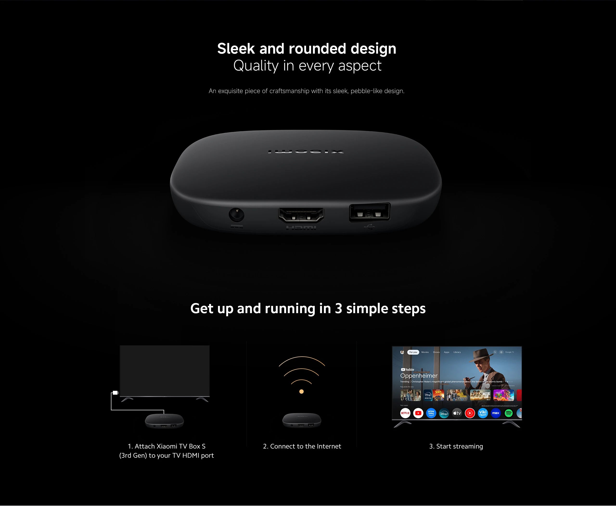 Xiaomi TV Box S 3rd Gen – 4K Ultra HD Smart TV