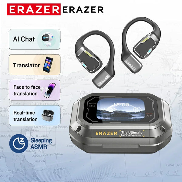 Erazer XP6 AI Bluetooth Earphones – Translator & Wireless Headset