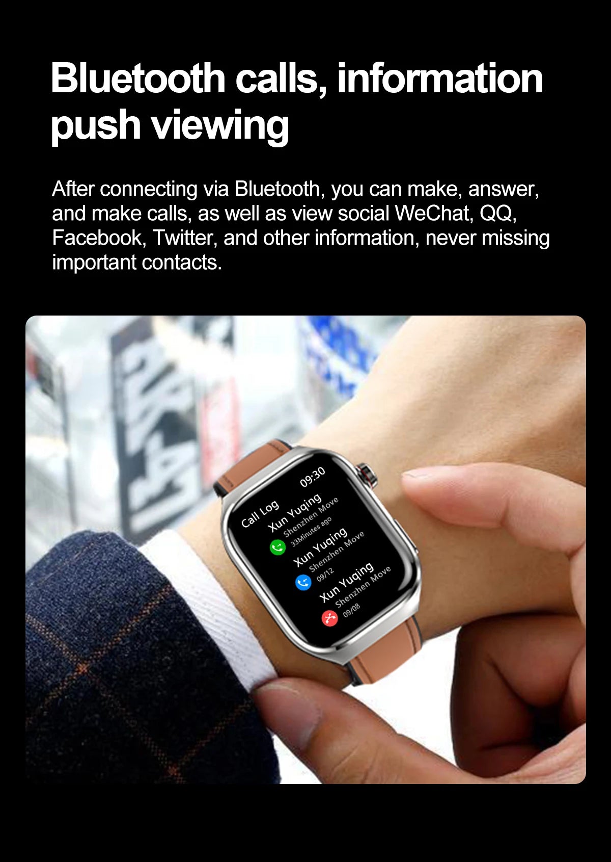 2025 Smart Health Watch – Uric Acid & Body Fat Monitor