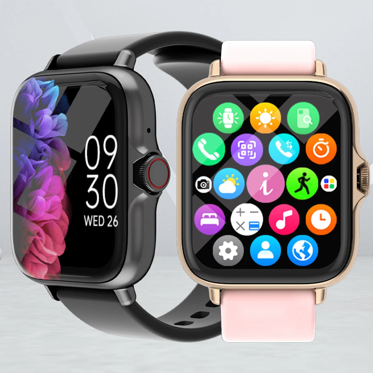 1.83" Waterproof Smart Watch – Call & Fitness Tracker