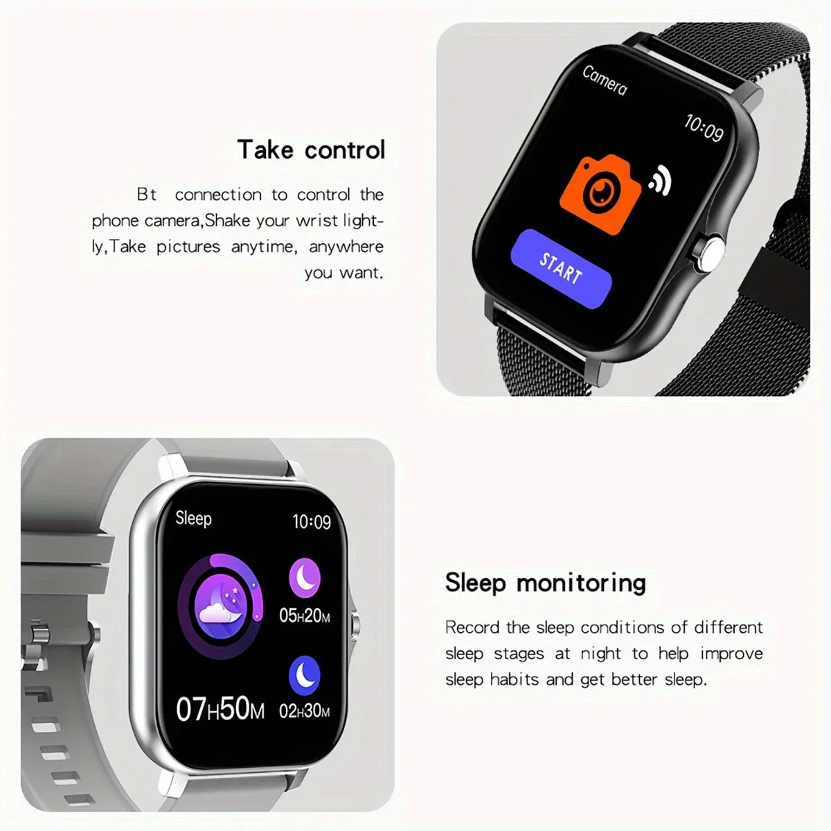 2024 Bluetooth Smart Watch – Touch Call & Fitness Tracker